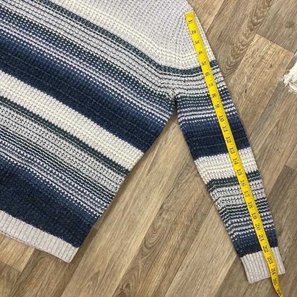 L.L. BEAN Merino Wool blend knitted waffle Cowl Neck sweater Womens size XL - Picture 7 of 8